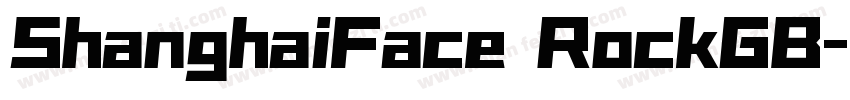 ShanghaiFace RockGB字体转换
